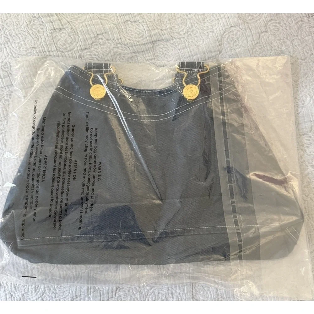 Big Bud Press Overall Handbag Denim Navy Blue Shoulder Bag